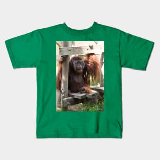 Orangutan Portrait Kids T-Shirt